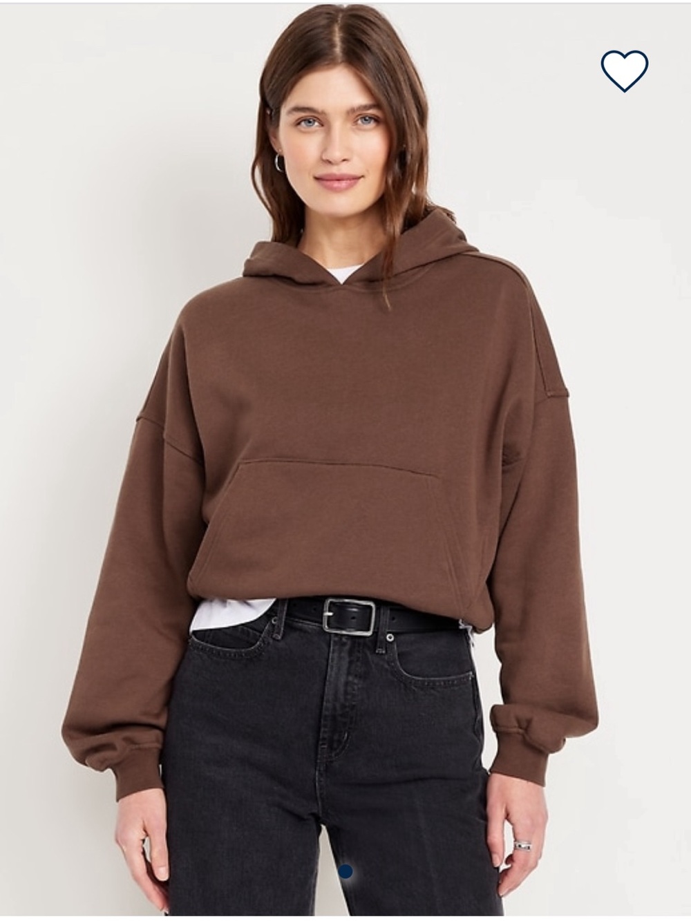 Old Navy SoComfy Oversized Pullover Hoodie Sweatshirt XXL Tall in Tannin Brown